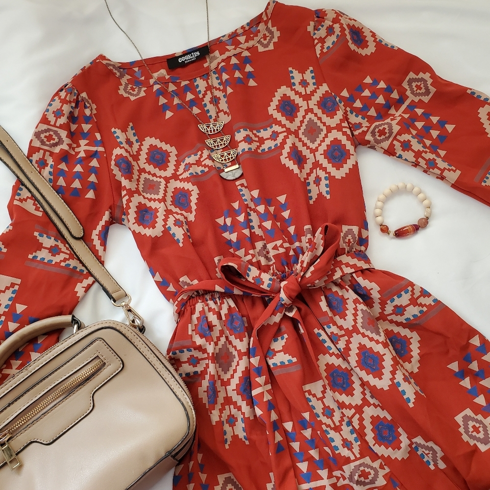 Chic Long Sleeve Dress